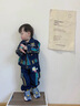 G.DUCKKIDS童裝聯(lián)名奧特曼男童套裝春秋帥氣小男孩衣服兒童外套運動裝兩件套 藍色409D 100 cm 曬單實拍圖