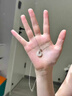 晟迅女士平安扣和田玉吊墜女情人節(jié)禮物送女友母親平安扣項鏈生日禮物 平安扣項鏈-白金色【水晶玫瑰禮盒】 曬單實拍圖