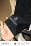 卡賓男裝條紋休閑西服23秋新款LOGO章仔外套商場(chǎng)同款B2233133005 煤黑色01 M /48/170 曬單實(shí)拍圖