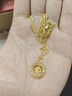 周大福爆閃玫瑰花園足金首飾黃金吊墜(工費(fèi):380計(jì)價(jià))EOF1235 足金 約3.00g 曬單實(shí)拍圖