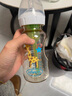 布朗博士玻璃奶瓶 0-3月新生嬰兒防脹氣防嗆 寬口徑奶瓶270ml 雙兔 曬單實拍圖