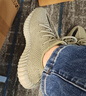 阿迪達斯Yeezy350椰子夏日透氣青少年學(xué)生運動(dòng)鞋 37 曬單實(shí)拍圖
