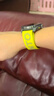 頌拓（SUUNTO）RUN編織表帶 適配RUN/Race S/ Vertical/ 9 Peak Pro 22mm 編織表帶-閃電黃 曬單實(shí)拍圖