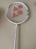 YONEX尤尼克斯羽毛球拍天斧進(jìn)攻高磅全碳素進(jìn)階AX10白亮黑已穿線(xiàn)附手膠 曬單實(shí)拍圖