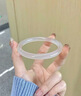 中國黃金（CHINA GOLD）香檳金玉手鐲女款新中式寬條國風(fēng)瑪生日禮物送女友老婆教師節禮物 香檳金瑪瑙手鐲56圈口【品牌禮盒】 曬單實(shí)拍圖