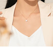 Ebonka18K金三生有杏項(xiàng)鏈女夏季輕奢小眾貝殼吊墜生日七夕節(jié)禮物送女友 三生有幸項(xiàng)鏈-玫瑰金+尊享禮盒 曬單實(shí)拍圖