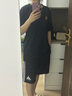 阿迪達(dá)斯短袖套裝夏季運(yùn)動(dòng)吸濕排汗跑步速干短袖短褲兩件套 黑/金 2XL 曬單實(shí)拍圖