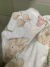 威爾貝魯（WELLBER）兒童睡衣竹棉紗布家居服夏季新款男童女童薄款套裝可外出 花園小兔【長(zhǎng)袖長(zhǎng)褲】 100 曬單實(shí)拍圖