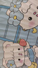 好孩子（gb）兒童內(nèi)褲女 母嬰A類女孩純棉內(nèi)褲 5A抗菌平角內(nèi)褲女-3條裝粉紅 曬單實(shí)拍圖
