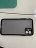 暴走 適用蘋(píng)果11手機殼iPhone11手機殼鏡頭全包防摔男女款硅膠魔方圓邊撞色透明磨砂防指紋保護套黑 曬單實(shí)拍圖