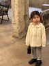 班喜迪女童褲子春秋款2025新款洋氣休閑長(zhǎng)褲寶寶衛(wèi)褲小童秋裝兒童喇叭褲 灰色 90 cm 曬單實(shí)拍圖
