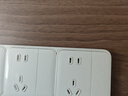 ABB開關插座面板 軒致系列 無框86型墻壁白色弱電插座 二位超五類電腦 插座 曬單實拍圖