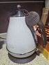 德龍（Delonghi）【政府補(bǔ)貼】電熱水壺 家用復(fù)古304不銹鋼燒水電水壺 防干燒大功率1.7L煮水壺 KBO2001.VBG 奶油白 曬單實拍圖