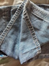 森馬（Semir）森柔牛仔牛仔褲女涼感闊腿褲25夏顯腿長(cháng)褲子109325124006 曬單實(shí)拍圖