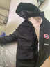 G.duck小黃鴨男童加絨棉衣棉襖加厚派克服冬裝新款兒童寶寶男孩兔毛保暖 黑色 110 cm 曬單實(shí)拍圖