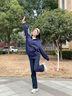 都市麗人藏青色衛衣外套女春秋2025新款大碼女裝秋裝親膚透氣開(kāi)衫連帽衣服 曬單實(shí)拍圖