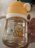 樂扣樂扣寶寶學飲杯直飲吸管杯1-3-6歲奶瓶牛奶杯兒童ppsu喝水杯子 曬單實拍圖
