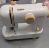 蝴蝶牌M21新手推薦小型電動家用縫紉機簡易鎖邊機家用迷你縫紉機拿鐵白 曬單實拍圖