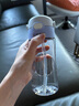 膳魔師（THERMOS）塑料杯運(yùn)動(dòng)水杯露營男女吸管杯孕婦成人學(xué)生杯子生日禮物TCSQ 紫色 450ml 曬單實(shí)拍圖