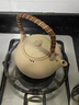 塘墨軒 原礦無釉明火燒水壺 大容量陶瓷煮茶壺家用養(yǎng)生提梁壺電陶爐陶壺 藤提無釉圓滿壺 曬單實拍圖