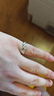 倔匠999足銀男士戒指潮開(kāi)口單身食指指環(huán)學(xué)生裝飾可調節男生可調節 斜紋銀沙（男款均碼/可調大?。?曬單實(shí)拍圖