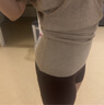 維諾亞單/套裝連體瑜伽服女新款普拉提訓練服帶胸墊絕美健身服上衣罩衫 卡其色罩衫+煙栗連體褲 M 曬單實(shí)拍圖