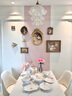 墨色清新可愛碗碟套裝高顏值家用陶瓷碗具盤子喬遷結(jié)婚餐具萄你歡心 曬單實拍圖