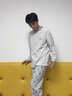 英氏（YEEHOO）【下午茶系列】青少年家居服套裝秋冬棉12-18歲吸濕透氣磨毛睡衣 網(wǎng)球小子  【88.6%棉11.4%氨綸  200g】 175 曬單實(shí)拍圖