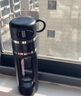 RICH YOUR HOME德國品質(zhì)茶水分離杯男士水杯大容量女雙層過濾杯子便攜隔熱防燙 升級(jí)款靜謐黑550ml塑玻防摔 曬單實(shí)拍圖