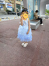 迪士尼愛艾莎女童公主連衣裙子女童新品連衣裙子夏裝夏季女2025新款童裝 曬單實(shí)拍圖