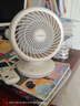 海爾（Haier） 電風(fēng)扇迷你USB手持充電臺(tái)式循環(huán)扇風(fēng)扇輕音辦公室桌面小型掛壁風(fēng)扇小型空氣循環(huán)扇學(xué)生宿舍風(fēng)扇 戶外風(fēng)扇+【氛圍燈】充電款LSF-CL101(W) 曬單實(shí)拍圖