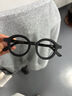MOSCOT LEMTOSH眼鏡框女士 歐美磨砂黑色框眼睛 復古啞光橢圓形小臉近視鏡架男款 磨砂黑色框 曬單實(shí)拍圖