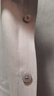 雅戈爾（YOUNGOR）長(cháng)袖襯衫男裝襯含桑蠶絲襯衫柔軟舒適涼感消臭功能襯衫2025新品 灰色條子VLZS114818DJY 41 （175/96Y） 曬單實(shí)拍圖