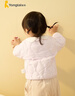 童泰秋冬5個(gè)月-4歲嬰幼兒寶寶輕薄款外出服羽絨外套羽絨服 綠色 110 cm 曬單實(shí)拍圖