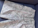 花花公子迷彩純棉短褲男士夏季新款潮牌高級(jí)感休閑工裝中褲寬松五分沙灘褲 豆綠色 XL 曬單實(shí)拍圖