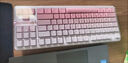 惠普（HP）GT87機械鍵盤(pán)無(wú)線(xiàn)有線(xiàn)藍牙三模gasket客制化消音填充側刻電競游戲鍵盤(pán)辦公電腦發(fā)光高顏值 桃夭粉 曬單實(shí)拍圖