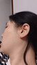 潮宏基足金黃金耳釘女款計價(jià) 小圓珠 EEG30000607 一對款約1.05g 曬單實(shí)拍圖