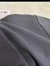 京東京造【奢華100支】男士短袖t恤白t恤衫夏季短袖純棉小T恤 耀夜黑 XL 曬單實(shí)拍圖
