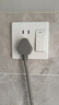 國際電工86型小板白家用電源開關(guān)插座一開五孔雙控空調(diào)插座單雙控開關(guān)單聯(lián) 一開單控五孔 曬單實拍圖