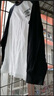 森馬（Semir）長(cháng)袖T恤女中長(cháng)款寬松字母圓領(lǐng)衣服秋潮流復古撞色插肩袖上衣 白藍色調00318 XL 曬單實(shí)拍圖