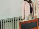clotho Rennie品牌女裝小香風(fēng)外套女2025春秋新款名媛氣質(zhì)小個(gè)子時(shí)尚百搭上衣 粉色 M 曬單實(shí)拍圖