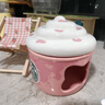 達洋倉鼠陶瓷窩四季通用避暑鼠窩小房子金絲熊三線(xiàn)銀狐布丁侏儒防啃咬 NV0346鼠巴克-粉色 【蓋子可開(kāi)】 S 曬單實(shí)拍圖