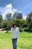 燦圖潮流印花圓領(lǐng)衛(wèi)衣女春秋季小個(gè)子設(shè)計(jì)感寬松顯瘦百搭休閑長袖上衣 白灰色 L 【建議100-120斤】 曬單實(shí)拍圖