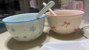 【天天低價(jià)】新款釉下彩陶瓷碗餐具套裝少女心ins風(fēng)陶瓷碗勺 【99%人選擇】夢(mèng)幻粉藍(lán)兩碗兩勺 曬單實(shí)拍圖
