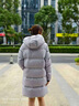 高梵黑金鵝絨服機能5.0羽絨服2025冬季新款女士中長(cháng)款加厚防寒服外套 紫金3號 M (130-150斤 飛天鵝絨266g) 曬單實(shí)拍圖