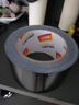 得力（deli）強力布基膠帶 高粘性耐磨防水膠帶 60mm*20m*230μm 地毯固定管道修補窗戶(hù)防風(fēng)密封 黑色1卷 52005 曬單實(shí)拍圖