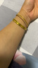 金至尊黃金手鐲素圈磨砂足金999實(shí)心鐲子生日禮物計價(jià) 12.47克 曬單實(shí)拍圖