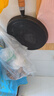 鑄鐵平底鍋鏊子家用無涂層不粘鍋雜糧煎餅鍋手抓餅鍋平底烙餅煎鍋 木柄款 26cm 曬單實拍圖
