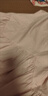 無(wú)印良品（MUJI）女式 涼感平紋套頭短袖連衣裙 女裝裙子長(zhǎng)裙純棉寬松涼感物語(yǔ)夏季 橙色條紋 L (165/88A) 曬單實(shí)拍圖