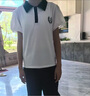 萱莉莉女童夏季套裝新款大童衣服9-14歲學(xué)生洋氣polo衫短袖工裝褲兩件套 白色上衣+黑色工裝褲兩件套 160 （M）碼【建議90-105斤】 曬單實(shí)拍圖